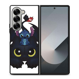 TOOTHLESS AND STITCH CUTE Samsung Galaxy Z Fold 6 Case Cover
