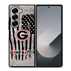 UNIVERSITY OF GEORGIA BULLDOGSWOODEN LOGO Samsung Galaxy Z Fold 6 Case Cover UNIVERSITY OF GEORGIA BULLDOGSWOODEN LOGO Samsung Galaxy Z Fold 6 Case Cover