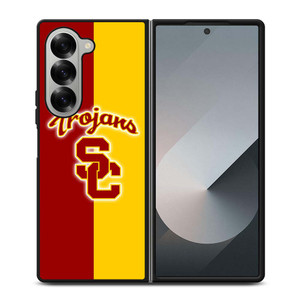 USC TROJANS BASKETBALL UNIVERSITY LOGO Samsung Galaxy Z Fold 6 Case Cover