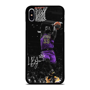 LEBRON JAMES DUNK LA LAKERS iPhone XS Max Case Cover LEBRON JAMES DUNK LA LAKERS iPhone XS Max Case Cover