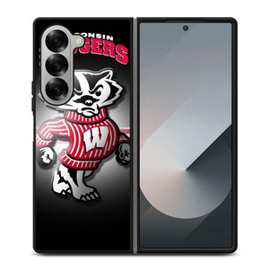 WISCONSIN BADGER FOOTBALL LOGO Samsung Galaxy Z Fold 6 Case Cover