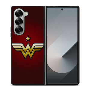 WONDER WOMAN LOGO DC Samsung Galaxy Z Fold 6 Case Cover WONDER WOMAN LOGO DC Samsung Galaxy Z Fold 6 Case Cover