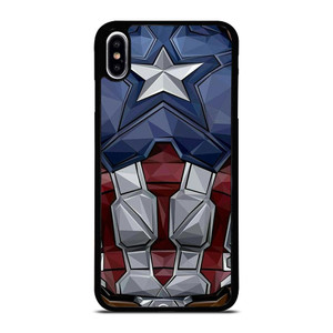 CAPTAIN AMERICA SUIT ARMOR AVENGERS iPhone XS Max Case Cover