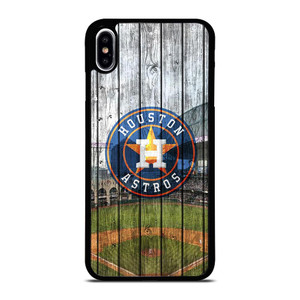 HOUSTON ASTROS WOODEN LOGO iPhone XS Max Case Cover