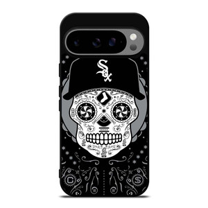 CHICAGO WHITE SOX LOGO SKULL ART Google Pixel 9 Pro XL Case Cover