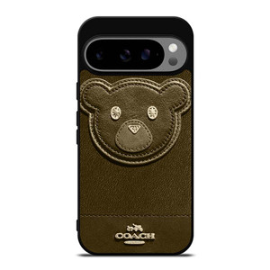 COACH NEW YORK BROWN BEAR Google Pixel 9 Pro XL Case Cover COACH NEW YORK BROWN BEAR Google Pixel 9 Pro XL Case Cover