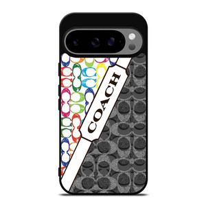 COACH NEW YORK LOGO COLORFULL BLACK ICON Google Pixel 9 Pro XL Case Cover
