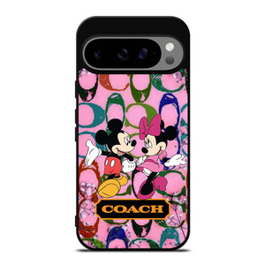 COACH PINK MICKEY MINNIE Google Pixel 9 Pro XL Case Cover COACH PINK MICKEY MINNIE Google Pixel 9 Pro XL Case Cover