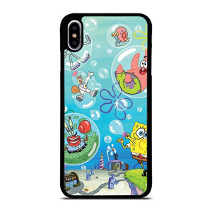 SPONGEBOB AND FRIENDS BUBBLES iPhone XS Max Case Cover
