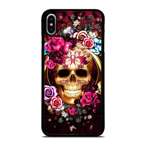 SUGAR SKULL FLOWER 2 iPhone XS Max Case Cover SUGAR SKULL FLOWER 2 iPhone XS Max Case Cover