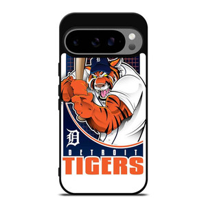 DETORIT TIGERS CLUB LOGO BASEBALL TEAM MLB ICON Google Pixel 9 Pro XL Case Cover DETORIT TIGERS CLUB LOGO BASEBALL TEAM MLB ICON Google Pixel 9 Pro XL Case Cover
