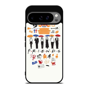 FRIENDS TV SHOW CLIP ART Google Pixel 9 Pro XL Case Cover