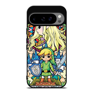 GAMES LEGEND OF ZELDA GLASS ART Google Pixel 9 Pro XL Case Cover GAMES LEGEND OF ZELDA GLASS ART Google Pixel 9 Pro XL Case Cover