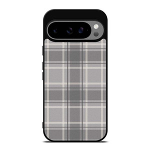 GREY TARTAN PLAID PATTERN Google Pixel 9 Pro XL Case Cover