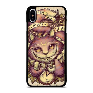 ALICE IN WONDERLAND CHESHIRE CAT ART iPhone XS Max Case Cover