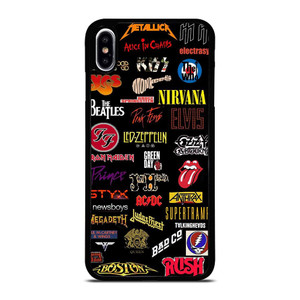 ALL CLASSIC ROCK BAND REVOLUTION LOGO iPhone XS Max Case Cover