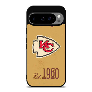 KANSAS CITY CHIEFS RUSTY LOGO Google Pixel 9 Pro XL Case Cover