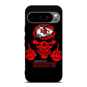 KANSAS CITY CHIEFS SKUL LOGO Google Pixel 9 Pro XL Case Cover
