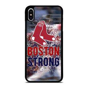 BOSTON RED SOX STRONG ART iPhone XS Max Case Cover BOSTON RED SOX STRONG ART iPhone XS Max Case Cover