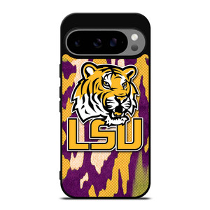 LSU TIGERS FOOTBALL HALFTONE Google Pixel 9 Pro XL Case Cover