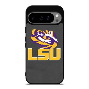 LSU TIGERS LEATHER LOGO Google Pixel 9 Pro XL Case Cover