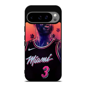 MIAMI HEAT DWYANE WADE 3 NBA Google Pixel 9 Pro XL Case Cover MIAMI HEAT DWYANE WADE 3 NBA Google Pixel 9 Pro XL Case Cover