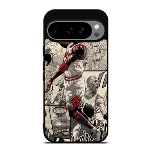 MICHAEL JORDAN COMIC ART Google Pixel 9 Pro XL Case Cover