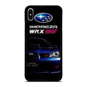 SUBARU IMPREZA WRX STI BLUE CAR iPhone XS Max Case Cover SUBARU IMPREZA WRX STI BLUE CAR iPhone XS Max Case Cover