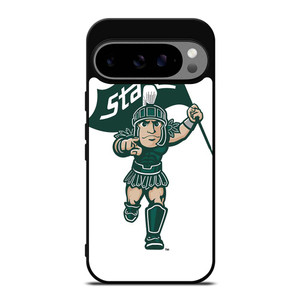 MICHIGAN STATE SPARTANS LOGO FOOTBALL MASCOT Google Pixel 9 Pro XL Case Cover
