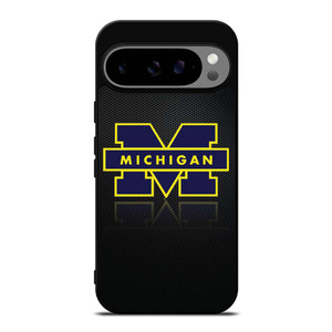 MICHIGAN WOLVERINES METAL LOGO Google Pixel 9 Pro XL Case Cover