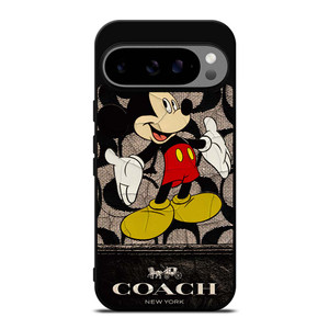MICKEY MOUSE COACH NEW YORK Google Pixel 9 Pro XL Case Cover MICKEY MOUSE COACH NEW YORK Google Pixel 9 Pro XL Case Cover
