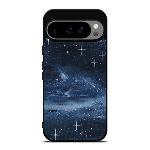 NAVY BLUE STAR FABRIC TEXTURE Google Pixel 9 Pro XL Case Cover