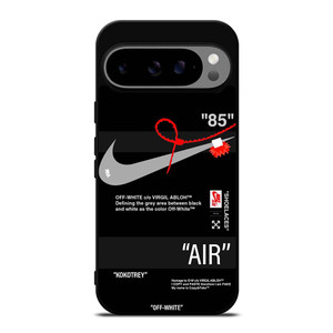 NIKE SHOES X OFF WHITE BLACK 85 Google Pixel 9 Pro XL Case Cover