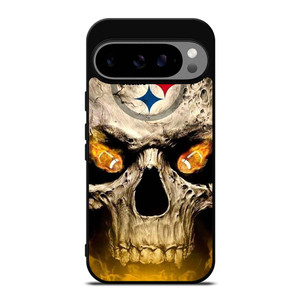 PITTSBURGH STEELERS FOOTBALL SKULL Google Pixel 9 Pro XL Case Cover PITTSBURGH STEELERS FOOTBALL SKULL Google Pixel 9 Pro XL Case Cover