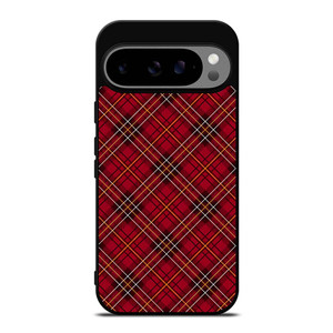 RED TARTAN CROSS PLAID Google Pixel 9 Pro XL Case Cover