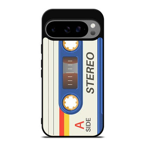 RETRO BLUE STEREO CASETTE TAPE Google Pixel 9 Pro XL Case Cover RETRO BLUE STEREO CASETTE TAPE Google Pixel 9 Pro XL Case Cover
