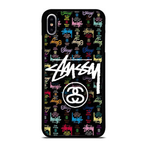 STUSSY COLLAGE LOGO iPhone XS Max Case Cover