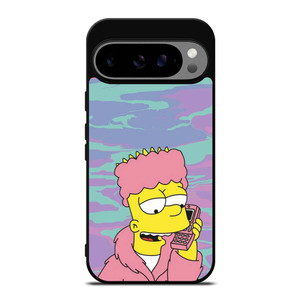 TIE DYE PATTERN BART SIMPSON Google Pixel 9 Pro XL Case Cover