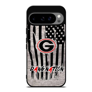 UNIVERSITY OF GEORGIA BULLDOGSWOODEN LOGO Google Pixel 9 Pro XL Case Cover