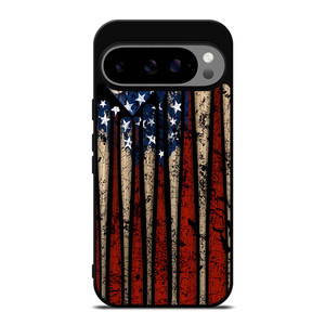 USA FLAG AMERICAN BASEBALL Google Pixel 9 Pro XL Case Cover USA FLAG AMERICAN BASEBALL Google Pixel 9 Pro XL Case Cover