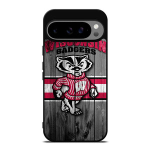 WISCONSIN BADGER WOODEN LOGO Google Pixel 9 Pro XL Case Cover