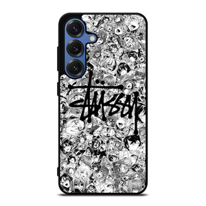 AHEGAO ANIME STUSSY Samsung Galaxy S25 Case Cover AHEGAO ANIME STUSSY Samsung Galaxy S25 Case Cover