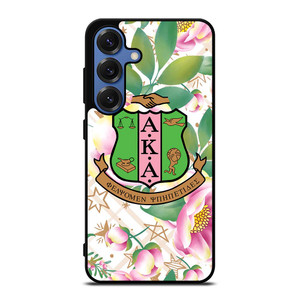 AKA PINK AND GREEN FLOWER LOGO Samsung Galaxy S25 Case Cover AKA PINK AND GREEN FLOWER LOGO Samsung Galaxy S25 Case Cover