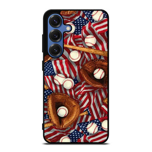 AMERICAN BASEBALL ABSTRACT Samsung Galaxy S25 Case Cover