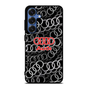 AUDI RING LOGO PATTERN Samsung Galaxy S25 Case Cover