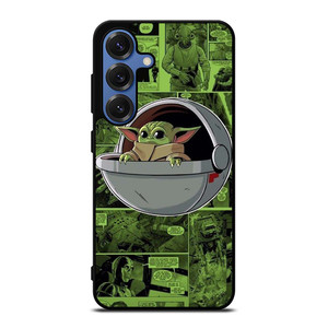 BABY YODA STAR WARS COMICS Samsung Galaxy S25 Case Cover