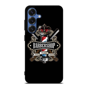 BARBERSHOP POLE HAIR CUT LOGO Samsung Galaxy S25 Case Cover