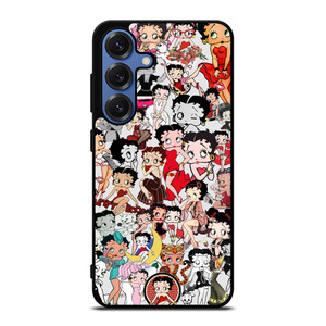 BETTY BOOP CARTOON COLLAGE Samsung Galaxy S25 Case Cover