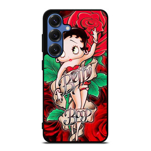 BETTY BOOP FLORAL Samsung Galaxy S25 Case Cover