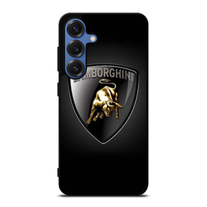 BLACK LAMBORGHINI LOGO Samsung Galaxy S25 Case Cover